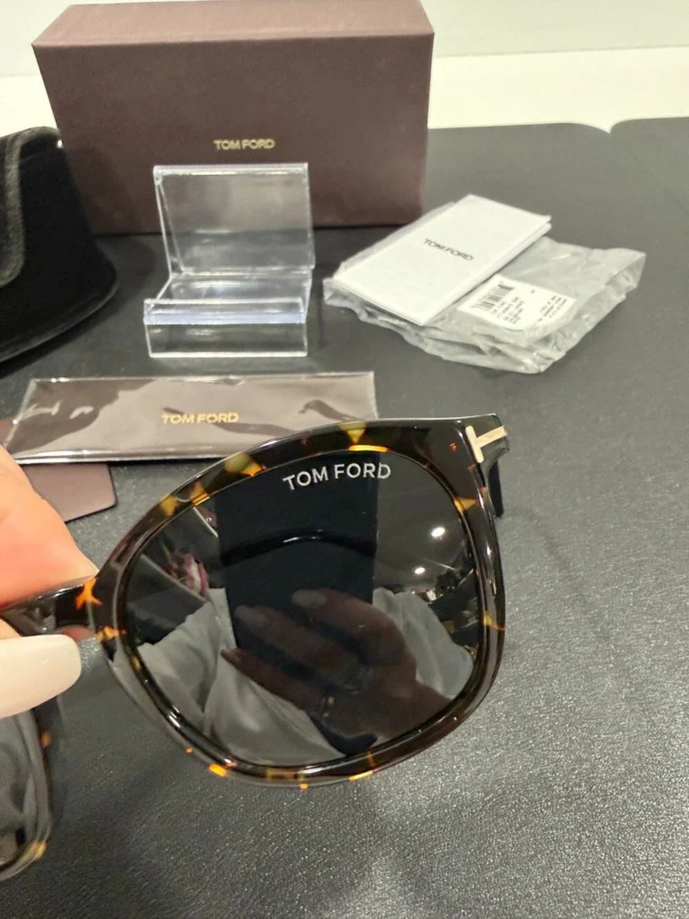 Tom Ford Sunglasses Tortoise with Green Lenses (JB15526)